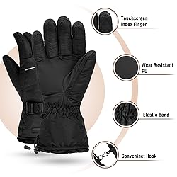 LUWATT Heated Gloves 8H Working Hours Rechargeable