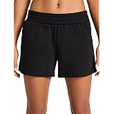 Reebok Womens Classic Summer Sweat 4.5” Short, Standard Fit, Lightweight Cotton-Poly Fabric