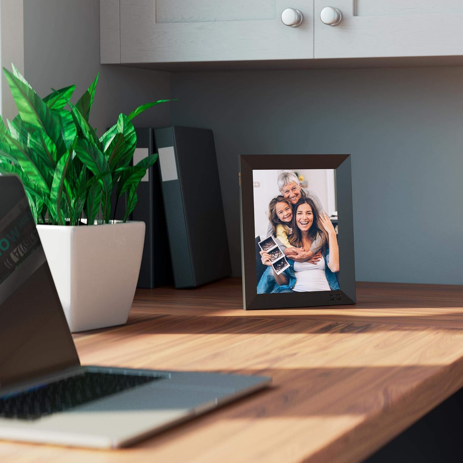 Nixplay Smart Digital Picture Frame 10.1 Inch, Share Moments Instantly via E-Mail or App : Camera & Photo