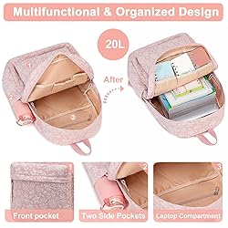 Bluboon Backpack for School Girls Women, Cute