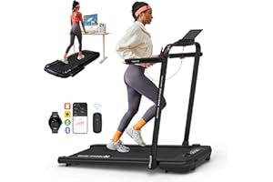 Mobvoi Home Treadmill SE/Plus 3 in 1 Folding Treadmill Walking Pad 2.5 HP Compact Running Walking Machine with Remote Control for Home Office 265 LBS 7.6 MPH