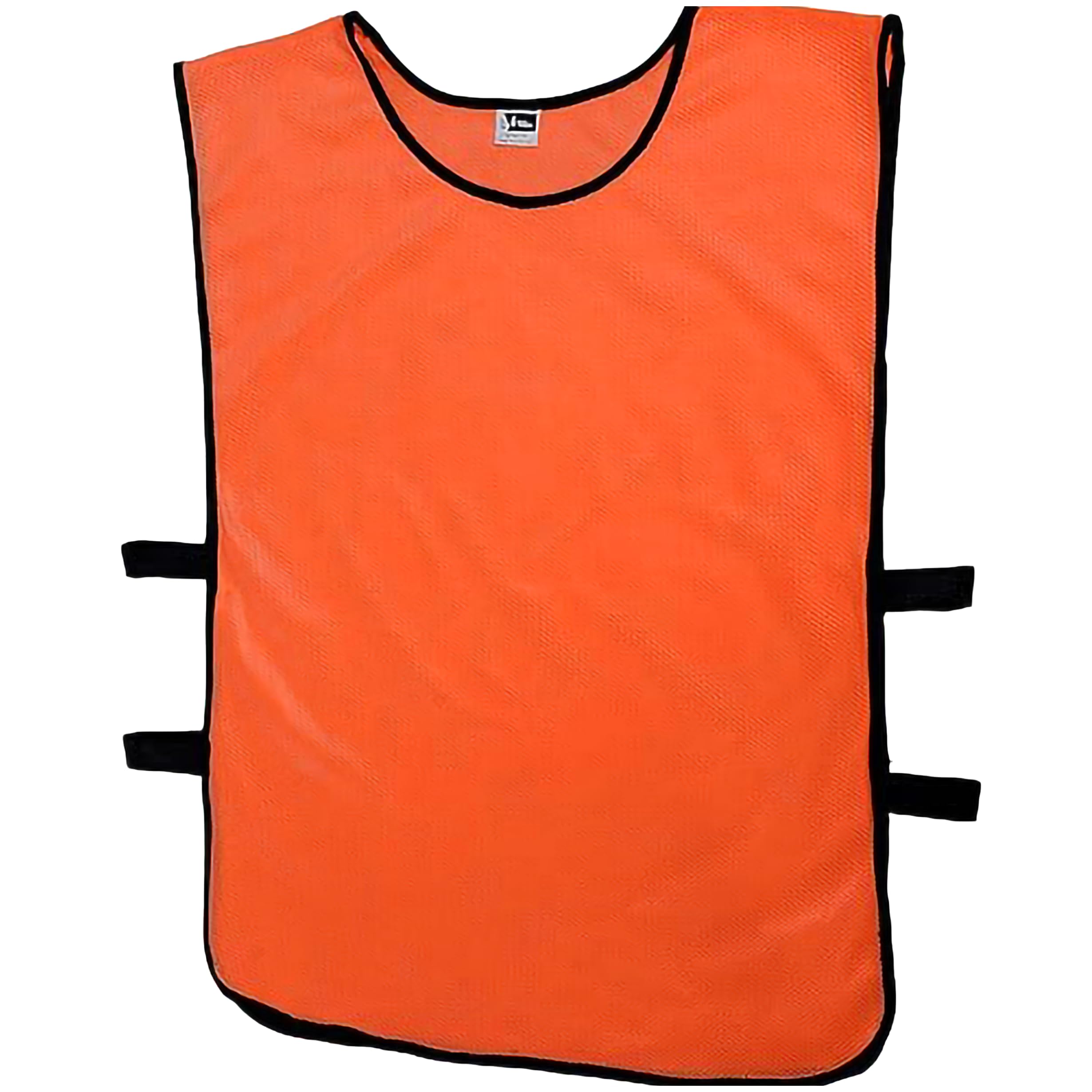 Sterling Sports 12 X Football Training Bibs For Adults - Ideal Football Bibs Adult For Basketball, Soccer, Netball, Cricket & Rugby Training Equipment - Perfect Sports Vest (Orange, Youth)