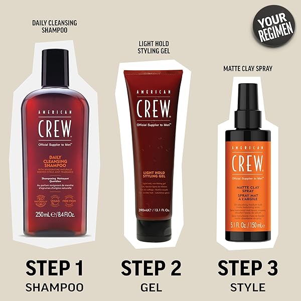 AMERICAN CREW MEN’S HAIR SPRAY, MEDIUM HOLD, 8.45 FL OZ