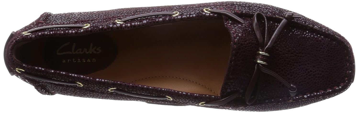 clarks women's dunbar groove leather loafers and mocassins