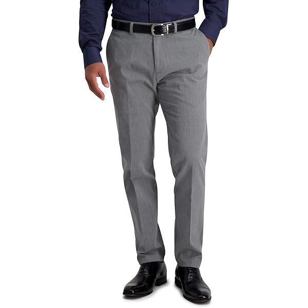 Haggar H26 Men's Flex Series Slim Fit Dress Pants - (29x30, Black) at  Amazon Men's Clothing store