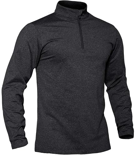 Amazon.com: TACVASEN Quarter Zip Pullover Men Golf Shirts Fleece