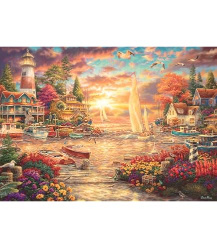 Anatolian 3000 Piece Jigsaw Puzzle - Sunrise Over Duck Lake Landscape Puzzle