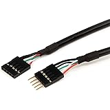 StarTech.com 18-Inch Internal 5 pin USB IDC Motherboard Header Cable M/F (USBINT5PINMF)
