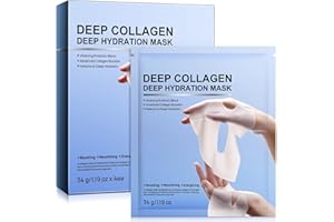 Collagen Mask, Face Mask, Collagen Face Mask, 34g X 4ea