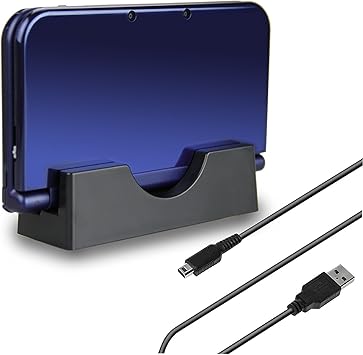 Amazon Nintendo New 3ds Ll充電スタンドconnyam New 3ds収納充電台 任天堂 New3ds 3ds Ll専用充電スタンド 急速充電ケーブル付き 周辺機器 アクセサリ