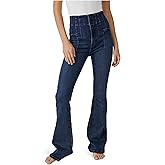 Free People Jayde Flare Jeans - Indigo Blue