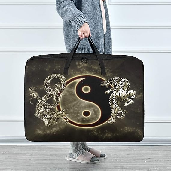Bolsas de Ropa para Mujeres Dragón Chino Tigre Tai Chi Bagua Yin Yang