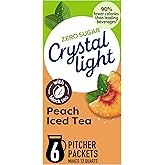 Crystal Light Peach Tea Drink Mix - 1.5 oz
