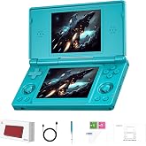 ANBERNIC RG DS Handheld Game Consoles RG DS Retro Gaming Console Dual-Screen Video Game Console 3+32GB Android 14 Portable Pocket Arcade 4000mAh Battery WiFi Bluetooth HD Output Turquoise Blue