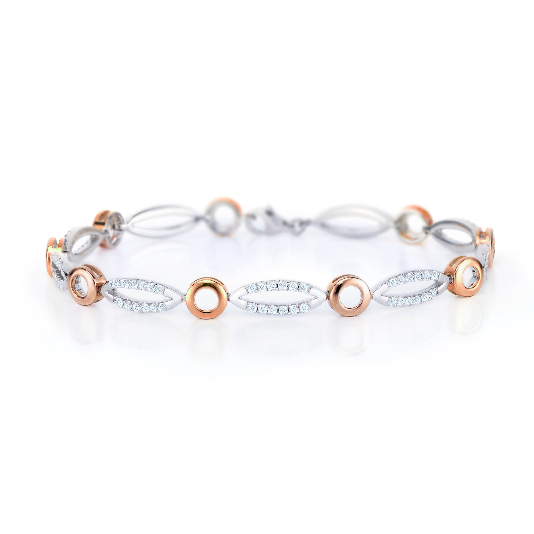 Orphelia Silver Link Bracelet - ZA-7362