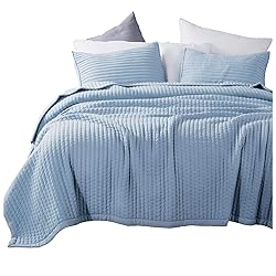 KASENTEX Quilt Mini Set-Stone Washed-Super Soft