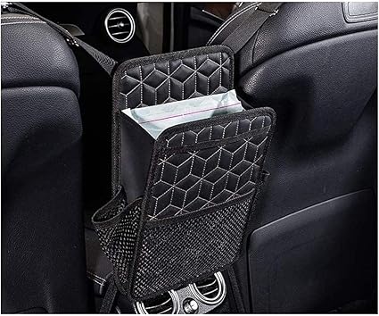 Amazon Co Jp 車のゴミ箱 車のゴミ箱の車のゴミ箱はエレガントな車のゴミ箱が付いています 車のゴミ袋 Size Schwarz 文房具 オフィス用品