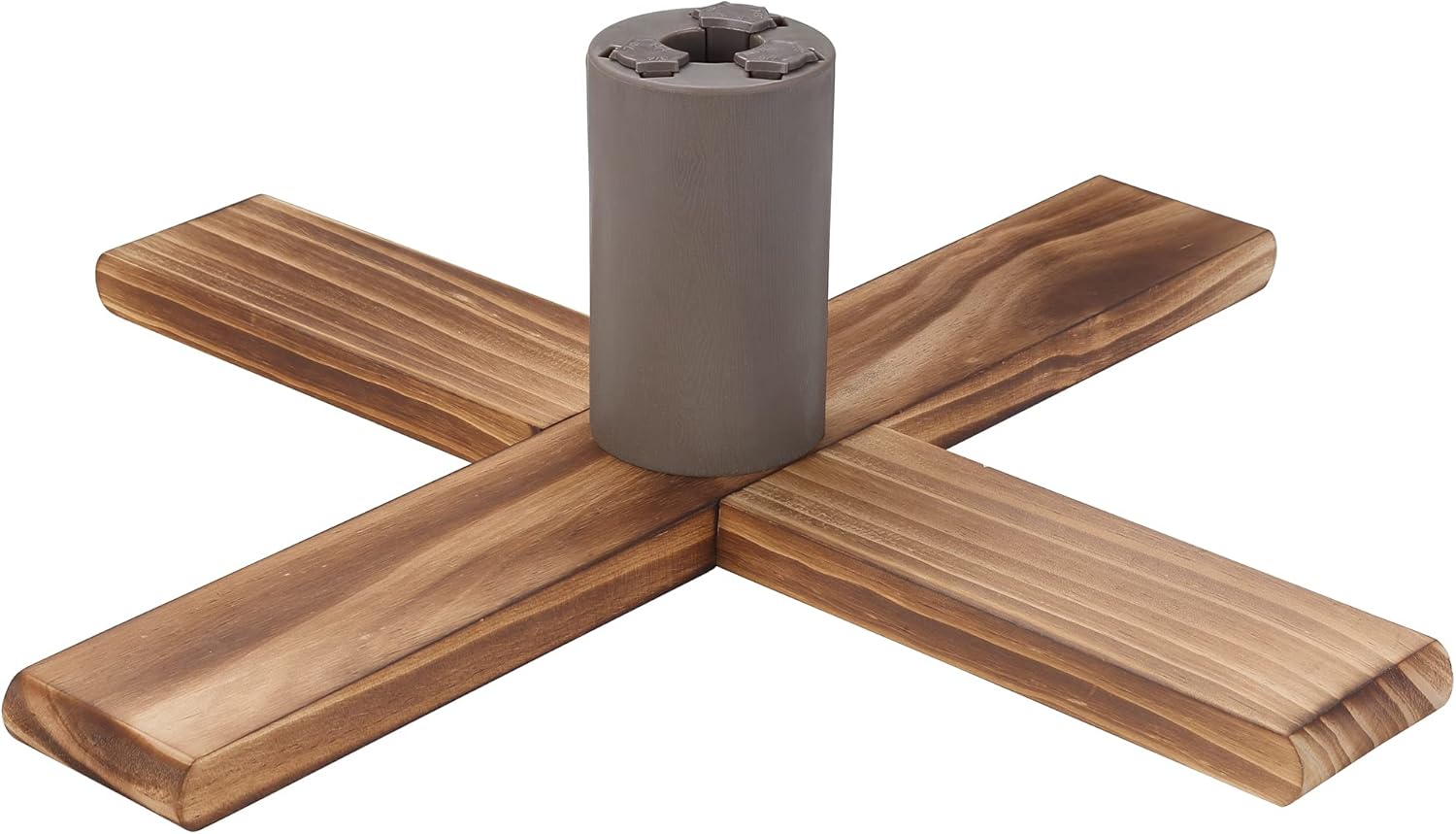 Tree Stands - Northlight Light Wood Adjustable Artificial Christmas Tree Stand - for Trees up to 7.75ft Tall