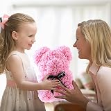 Touloube Rose Bear Gift for Her Roses Teddy Bear with Box and Card view 5