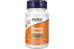 NOW Foods Supplements, Gluten Digest with BioCore®DPP IV, Gastrointestinal Support*, 60 Veg Capsules