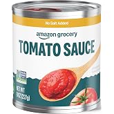 Amazon Fresh, Tomato Sauce, No Salt Added, 8 Oz (Previously Happy Belly, Packaging May Vary)