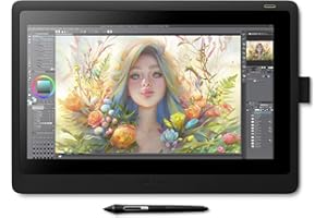 Wacom Cintiq 16 Drawing Tablet with Screen, 15.4" Full HD Display Graphic Arts Tablet Includes Pro Pen 2 w/ Tilt Response, Gr