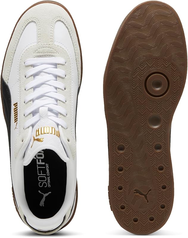 Puma club ii era, tênis adulto unissex, branco preto-cinza vapor, 43 eu