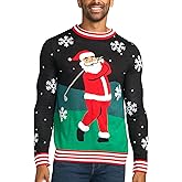 Tipsy Elves Men's Ugly Christmas Sweaters - Funny Christmas Sweaters for Men - Fun Holiday Pullovers