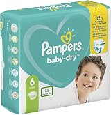 Pampers Baby-Dry Size 6 Nappies Up to 12 Hours Protection 13-18kg view 2