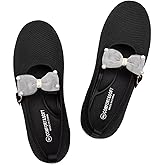 Frank Mully Girls Flat Shoes Kids Mary Janes with Bow Lightweight Comfort Cute Shoes
