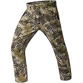BASSDASH Men’s Lightweight Hunting Pants 4-Way Stretch Breathable Water Resistant for Turkey Early Season Spring Summer