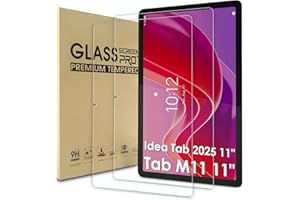 WD&CD Screen Protector Compatible with Lenovo Tab M11 11" /Lenovo Idea Tab 2025 11" Tempered Glass Film 【2-Pack】 9H Hardness 