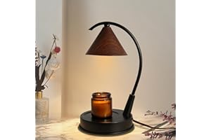 Viyelioc Candle Warmer Lamp,Electric Candle Lamp with Timer & Dimmer,Wax Melt Warmer with 2 Bulbs for Candle Jars,Candle Light for Scented Home Bedroom Aesthetic Decor,House Warming Gifts New Home