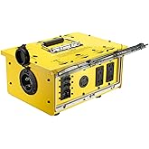 YARWELL Heavy-Duty 50 Amp Power Distribution Box – 125/250V, SS2-50P Inlet, IP67 Waterproof, (8) 20A GFCI 5-20R Receptacles & (2) 30A Locking Outlets for Jobsite, Generator, RV, Outdoor Use