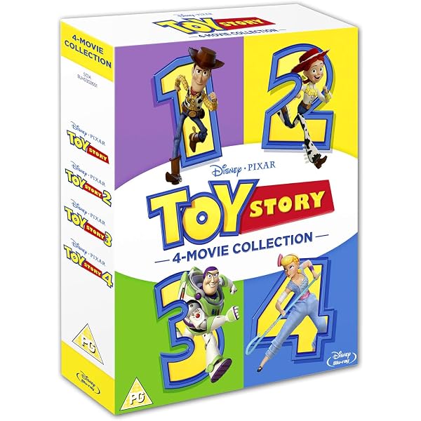 Amazon.com: Toy Story 1-4 Boxset [Blu-ray] [2019] [Region Free