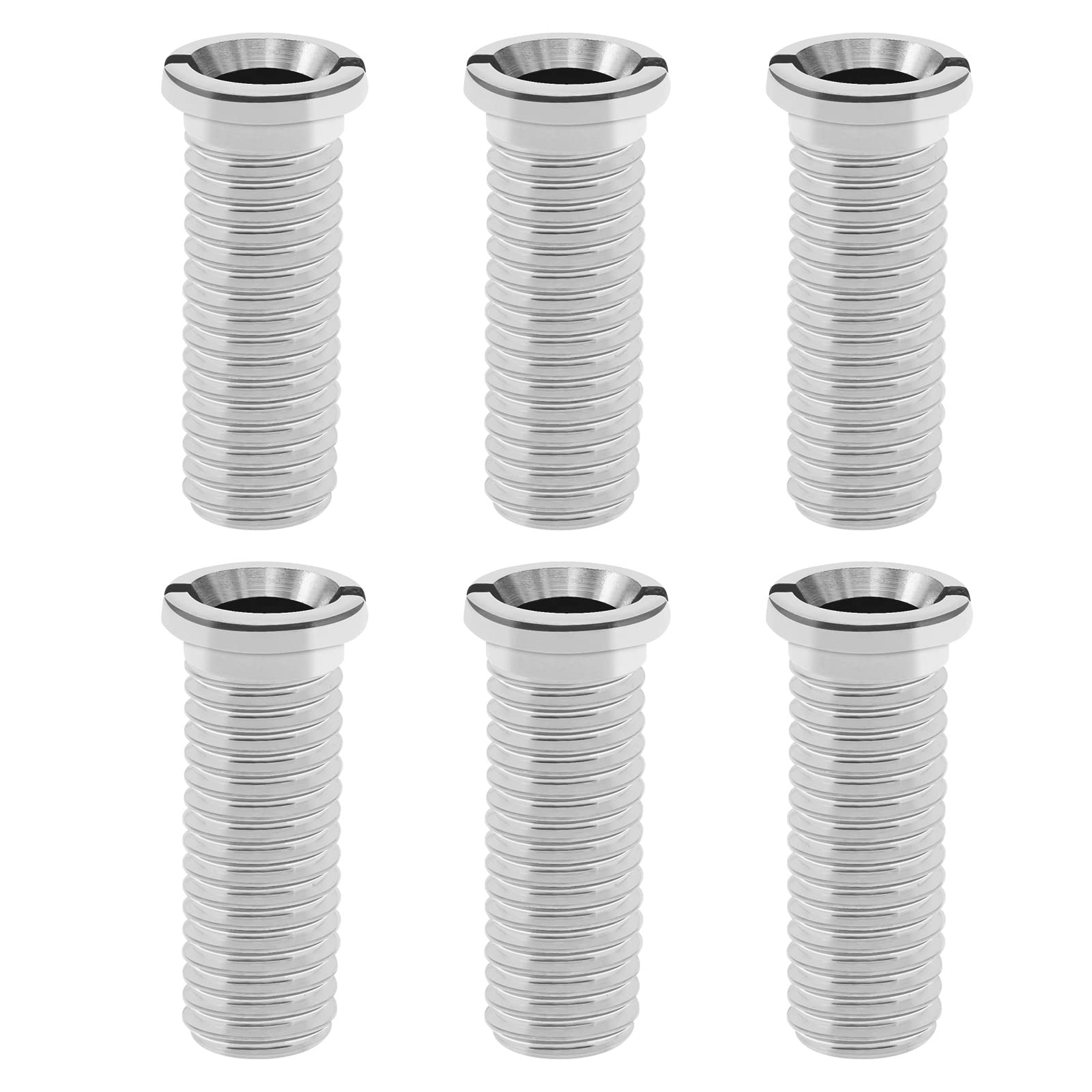 OTOTEC 6PCS Sink Basket Screw 35mm Stainless Steel Kitchen Wash Basin Extended Bolt Screw Sink Basket Filter Screw M12 for Wash Basin Strainer Plug