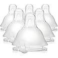 Evenflo Balance Plus Standard Neck Nipples for use with Evenflo Balance Plus Standard Neck Bottles, Medium Flow for 3 Months and up, 6-Pack