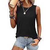 ATHMILE Womens Tank Tops Summer Spring Sleeveless Casual Cute Basic Trendy Loose Flowy Beach Shirt Vacation Outfits 2026