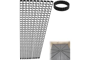 JIANBENKJ Shower Pitch Kit for Quick Install Sloped Shower Pan,Shower Slope Kit for Shower Floor Mortar Bed with Water Drainage Slope,Pre Sloped Shower Pan Kit with Center Ring and 10 Float Sticks System