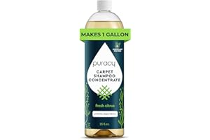 Puracy Natural Carpet Cleaner Solution & Upholstery Cleaner - Carpet Cleaning Solution & Upholstery Shampoo, Pet Stain Remove