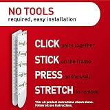 Command Medium Black Picture Hanging Strips 3M 6 Sets Holds 1.36kg view 8