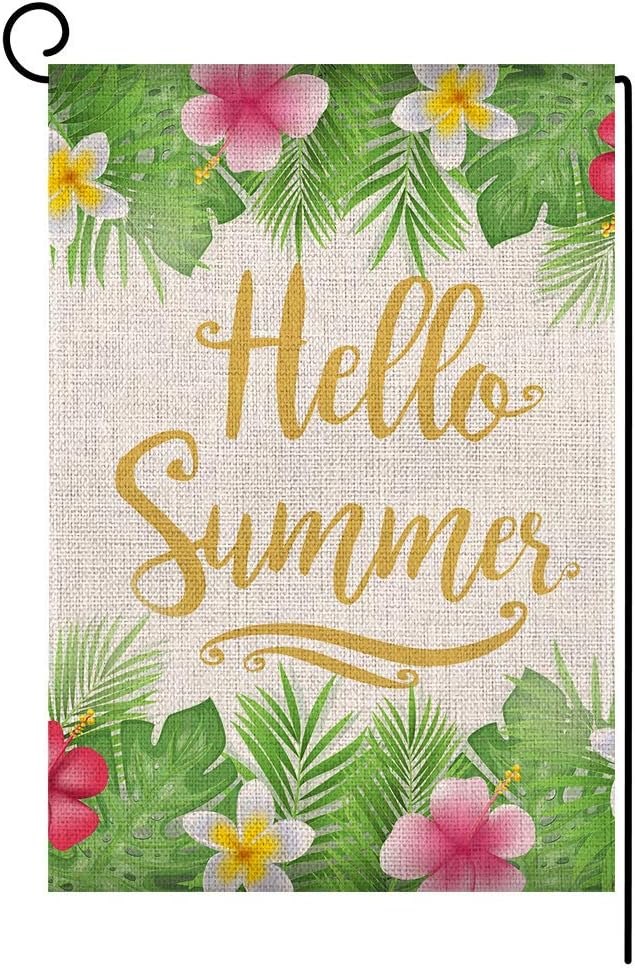 Best Hello Summer Mini Garden Flag