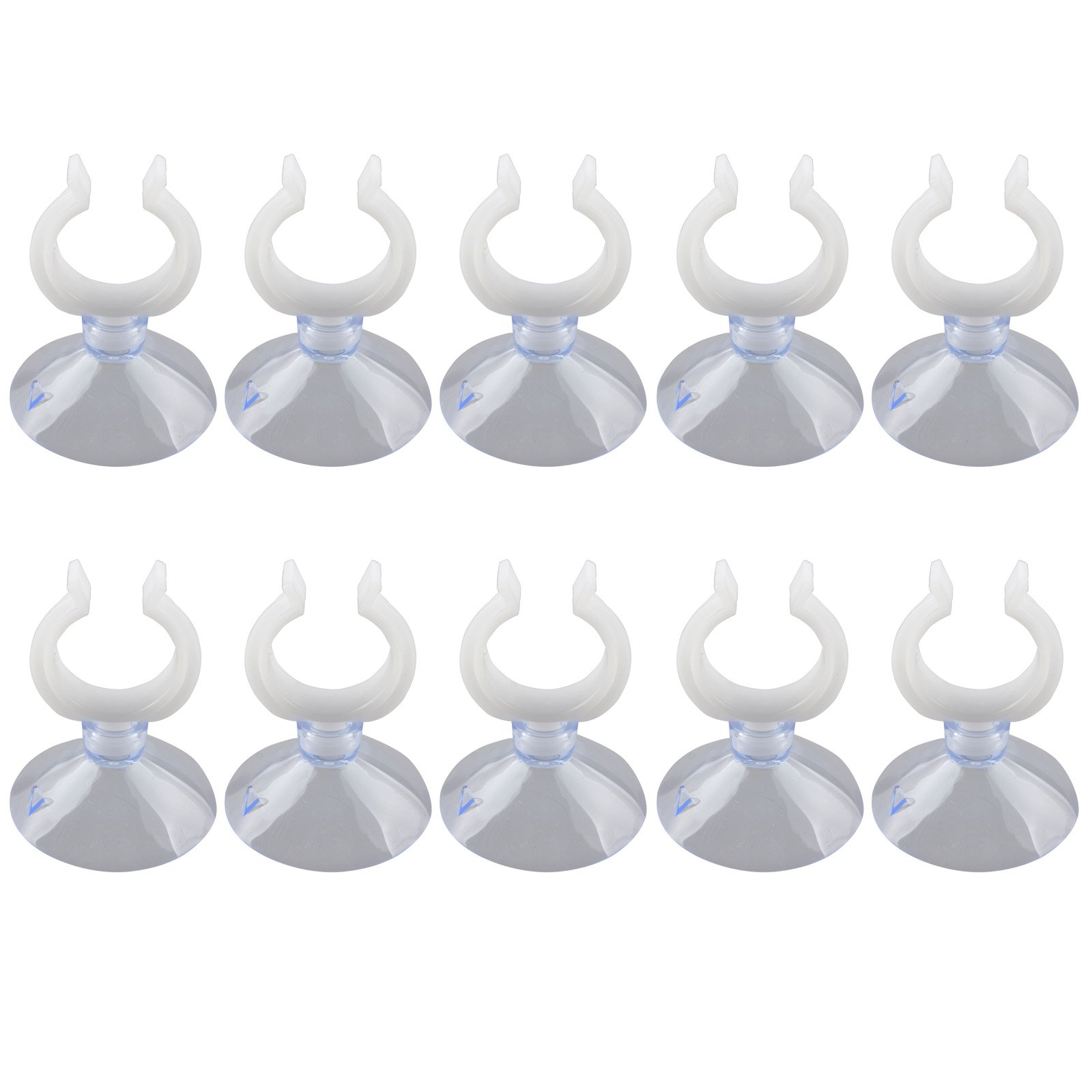 HALJIA 10PCS 23MM Aquarium Fish Tank Suction Cups Airline Hose Pump Air Line Tubing Holder
