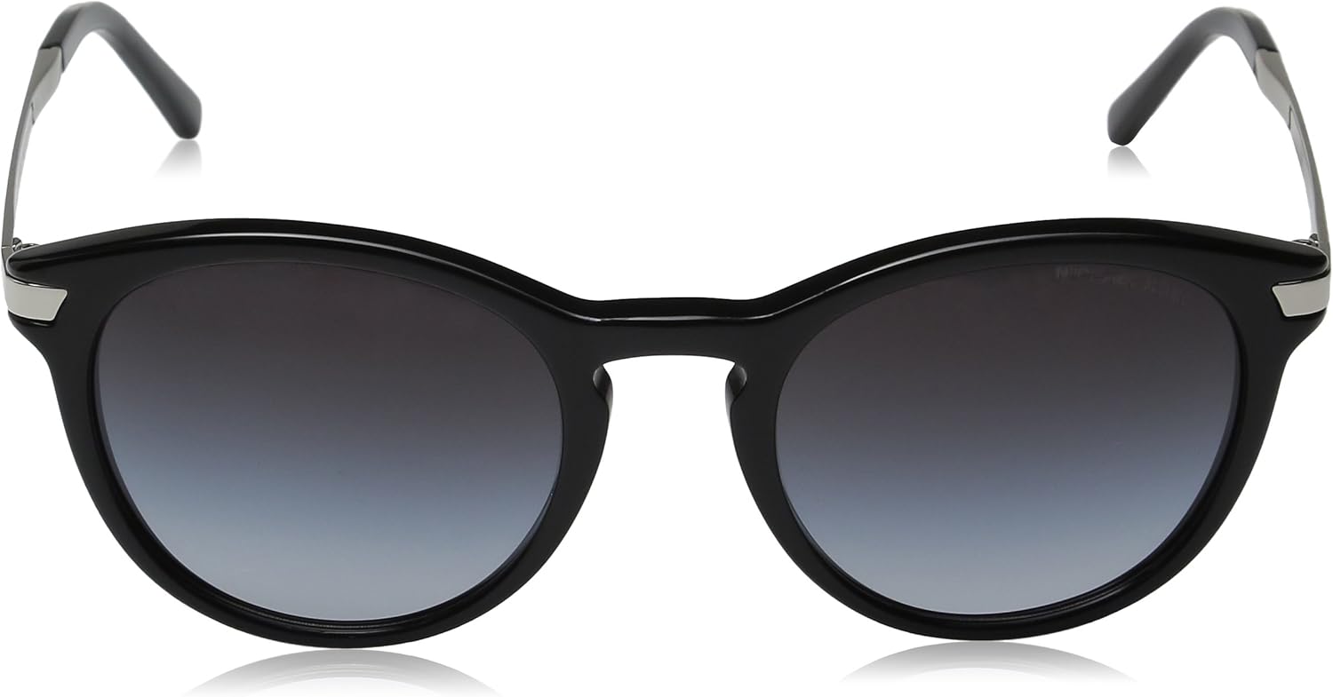 Michael Kors MK2023 316311 Black Adrianna III Round Sunglasses Lens Category 3, 53mm: Clothing