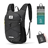 SKYSPER Foldable Hiking Backpack - 10L/15L Small Lightweight Daypack Breathable Travel Backpacks