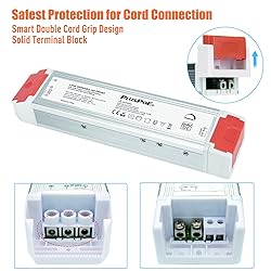 PLUSPOE 24V 120W Dimmable Led Driver, 110V AC to