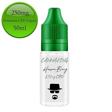 CBD Liquid Heisenberg 50ml mit 250mg 500mg 1000mg 1500mg 2000mg 2500mg von Canna King nikotinfrei (250mg)