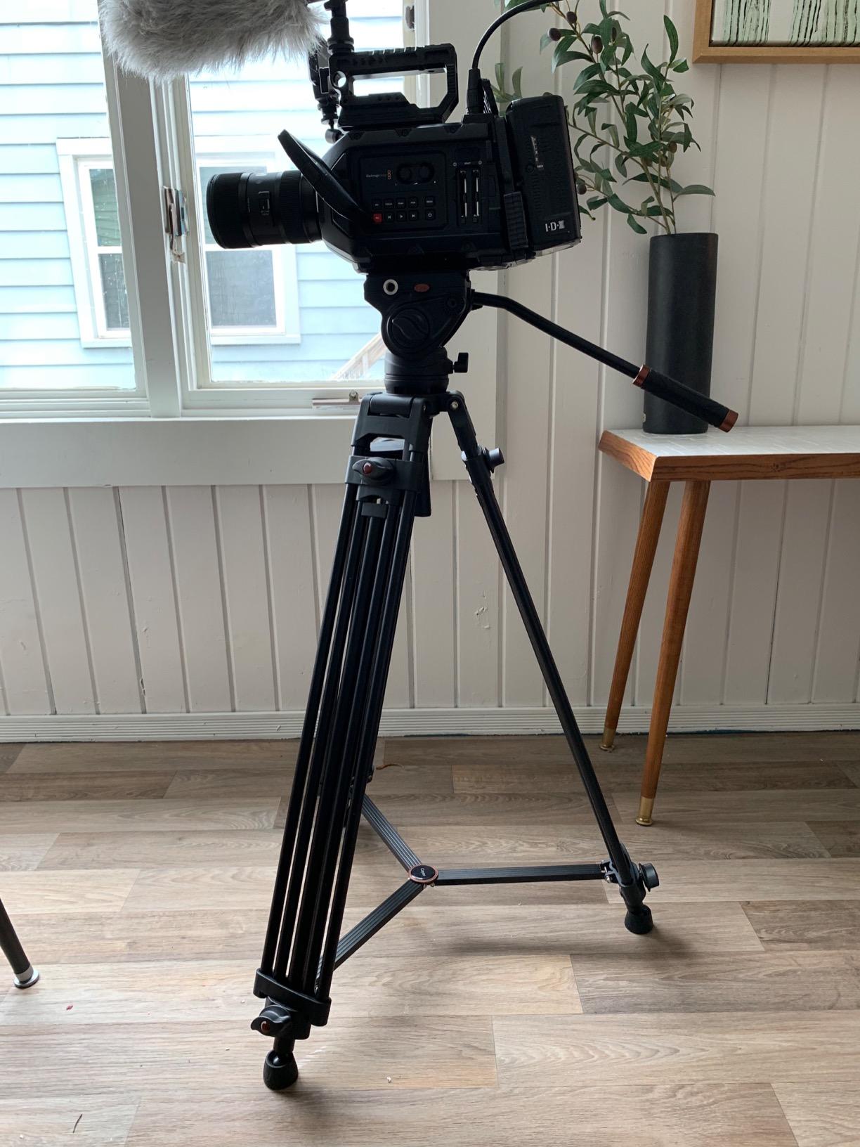 Video Tripod System, Cayer BV30L 72 inch- Professional Heavy Duty Aluminum Twin Tube Tripod, K3 Liquid Head, Mid-Level Spreader, Max Load 13.2 LB, DSLR Camcorder