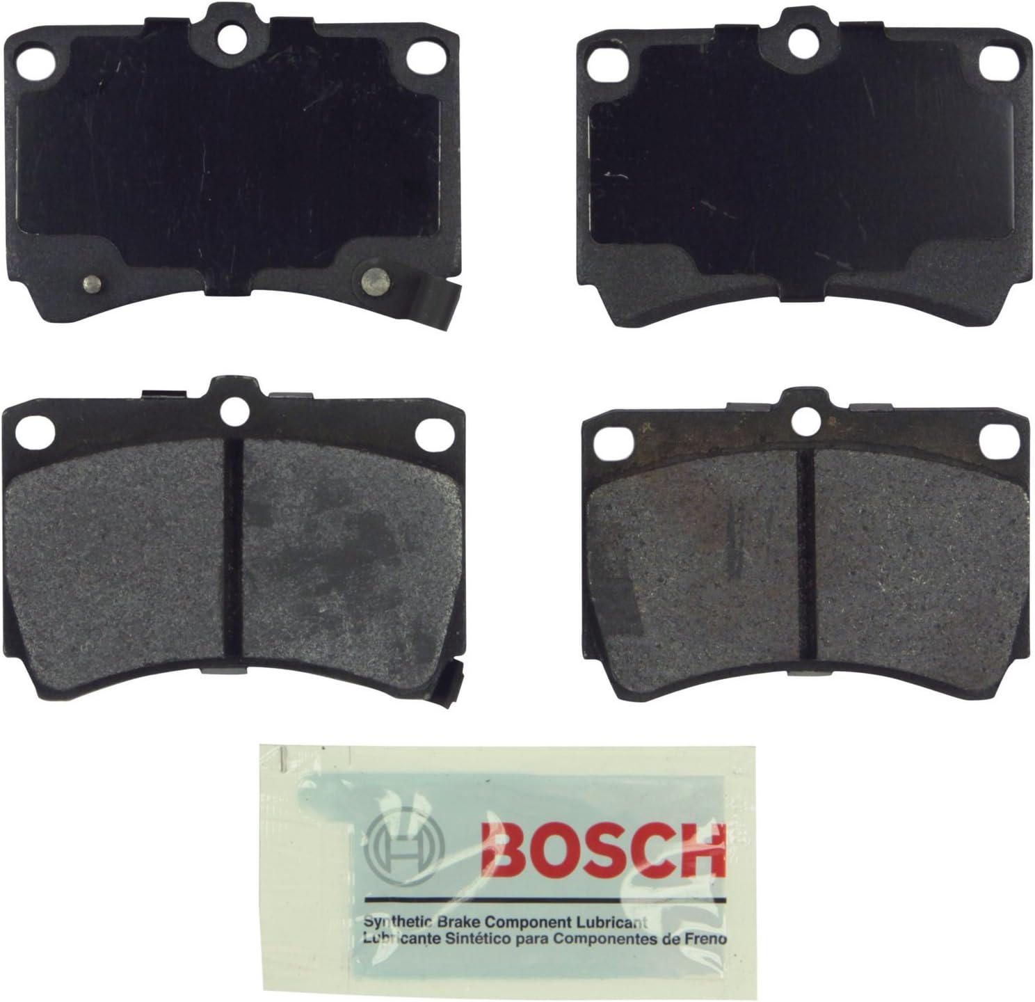 BOSCHBE466 Blue Ceramic Disc Brake Pad Set - Compatible With Select Ford Aspire, Escort; Kia Rio; Mazda 323, Protege; Mercury Tracer; FRONT