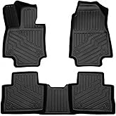 RAV4 Floor Mats Compatible with 2025 2024 2023 2022 2021 2020 2019 Toyota RAV-4,All Weather Protection Waterproof Durable Anti-Slip Odorless Custom-fit TPE Floor Liner Front and Rear Row Set